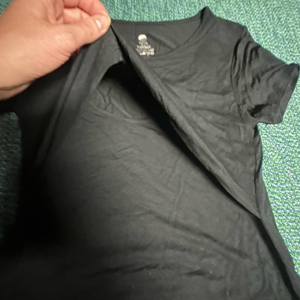 Kindred Bravely Black Maternity and Nursing Eleanora T-Shirt Dress - Picture 4 of 7